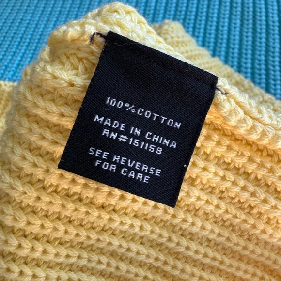 525 America Colorblock Knit Tank Top Summer Colorful Size Medium NWT - Picture 9 of 10